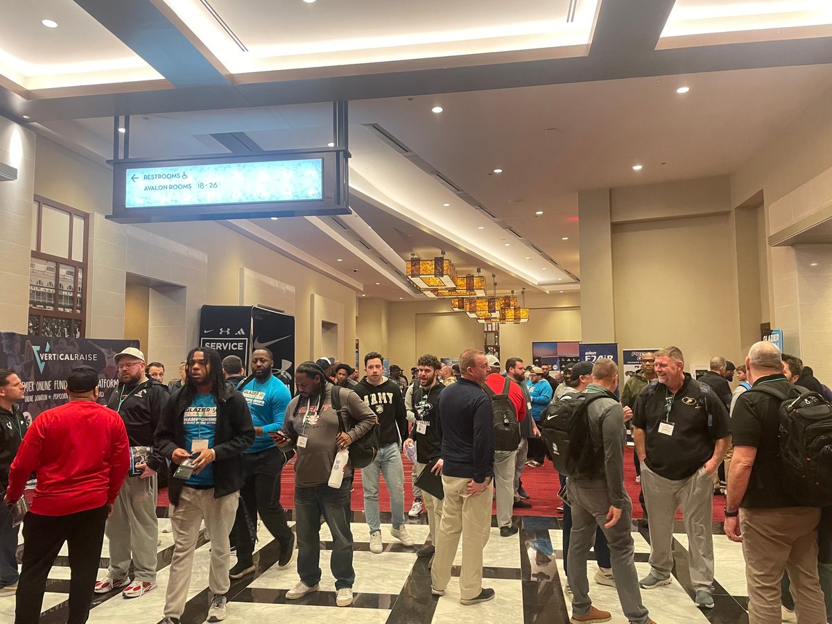 Coaches packing the halls at the Glazier Atlantic City clinic