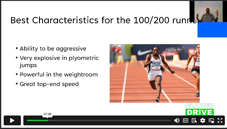Finding and Developing Sprinters Characteristics, Events, & Training