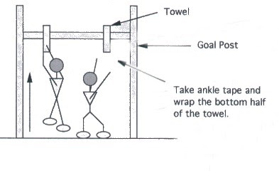 Illustration of QUARTERBACK HANG'EM HIGH DRILL