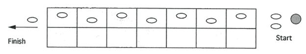 Illustrations of RUNNING BACK HIGH KNEE ONE FOOT DRILL