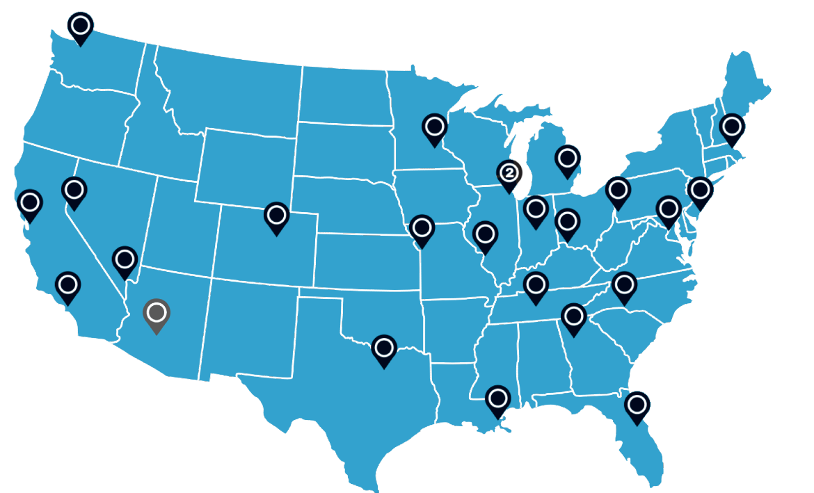 2022 Clinic Map 22 Cities 23 Clinics 2022 Clinic Map 22 Cities 23 Clinics